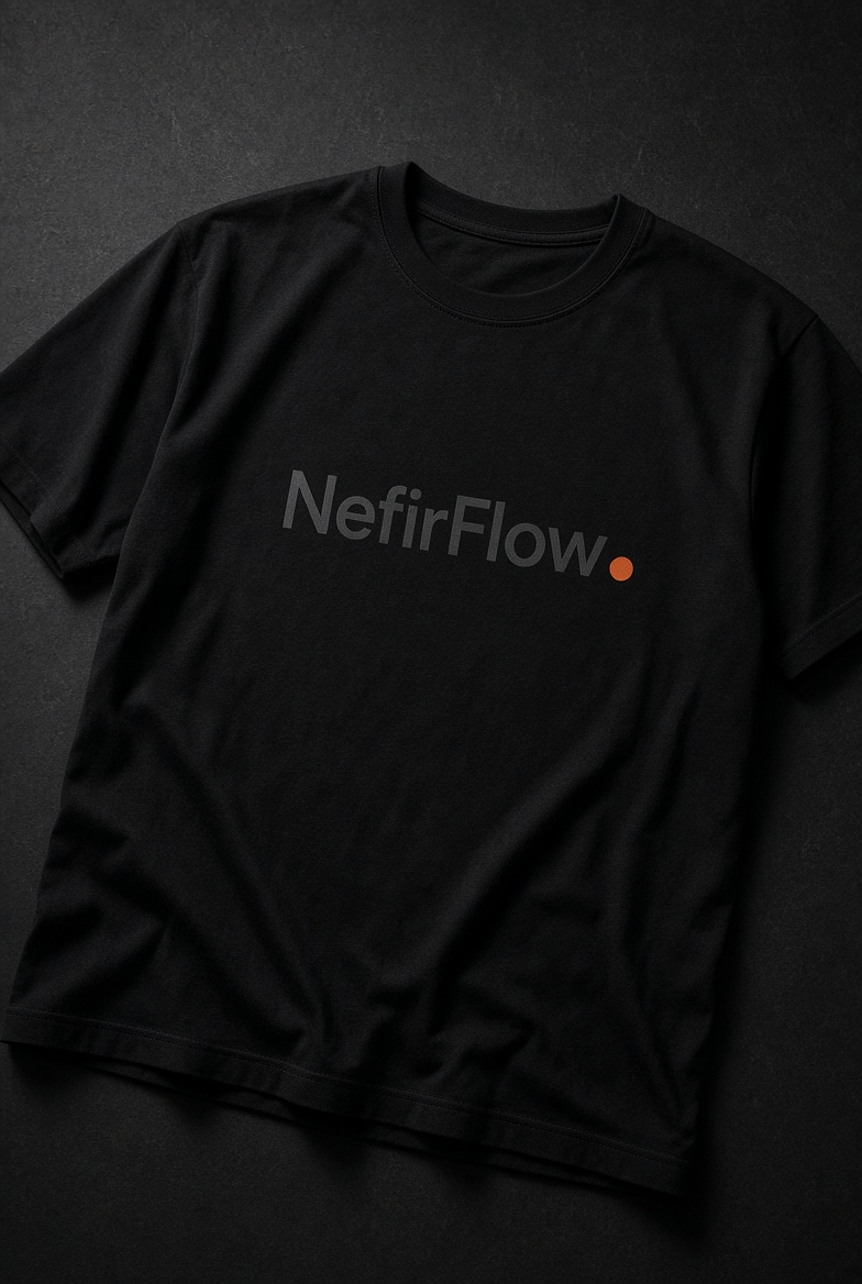 Koszulka NefirFlow Dark Mode
